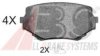 A.B.S. 36965 OE Brake Pad Set, disc brake